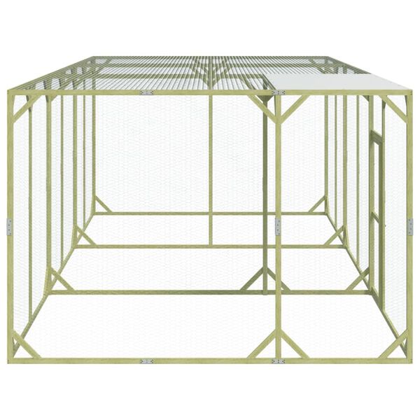 vidaXL Vi&scaron;tidė, 600x300x200cm, impregnuotos pu&scaron;ies medienos masyvas