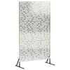 vidaXL Privatumo žaliuzės 100 x 50 x 180 cm Nerūdijantis plienas