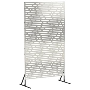 vidaXL Privatumo žaliuzės 100 x 50 x 180 cm Nerūdijantis plienas