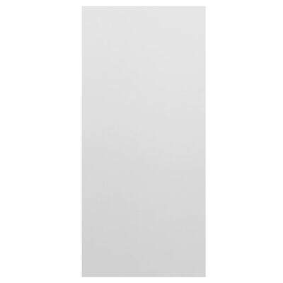 vidaXL Knygų/šoninė spintelė, balta, 66x30x130cm, MDP, blizgi