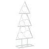 vidaXL Metalinis Kalėdų medis KUOPIO 60 cm Plienas Balta