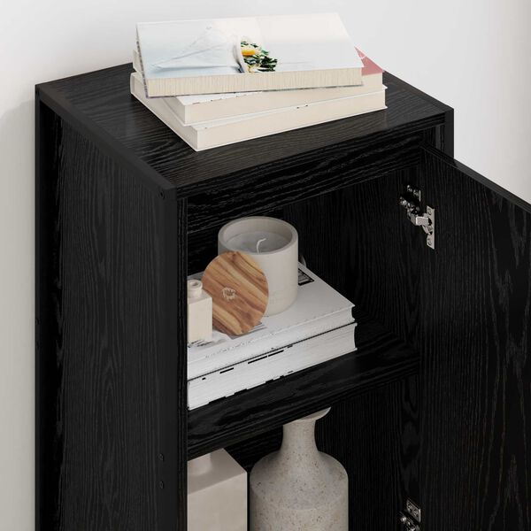 vidaXL Kabalas Juodas ąžuolas 43 x 36 x 75,5 cm Apdirbta mediena