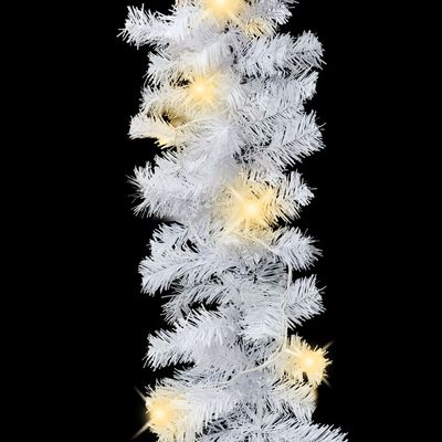 vidaXL Kalėdinė girlianda su LED lemputėmis, balta, 10m