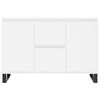 vidaXL &Scaron;oninė spintelė, baltos spalvos, 101,5x35x70cm, apdirbta mediena
