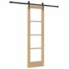 vidaXL Slankios durys Natūrali 61 x 198,5 cm