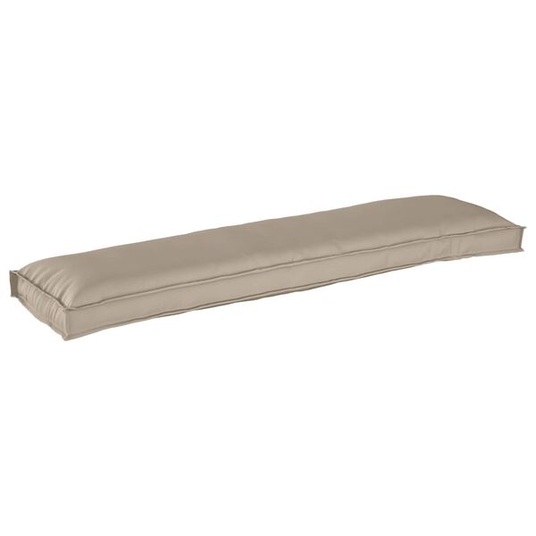 vidaXL Pallet pagalvių rinkinys 2 pcs Taupe 150 x 40 x 8 cm