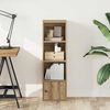 vidaXL Knygų spinta, artisano ąžuolo, 31x24x102cm, apdirbta mediena
