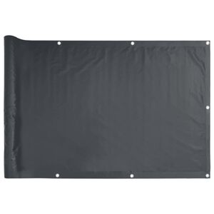 vidaXL Balkono Pertvara, Oksfordo Audinys, 75x600 cm, Antracito Spalvos