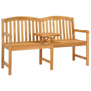 vidaXL Rankų darbo rožių suolelis 150,5 x 60 x 95 cm Kieto teka medžio