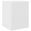 vidaXL TV sieninė spintelė 30 x 31 x 40 cm Blizgus baltas