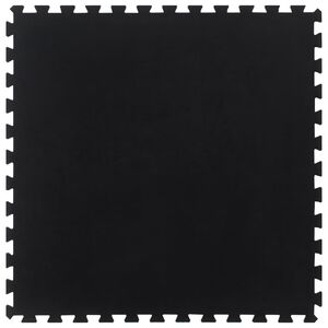 vidaXL Guminė grindų plytelė, juodos spalvos, 100x100cm, 12mm
