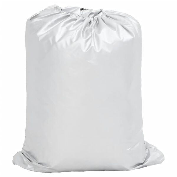 vidaXL Automobilio uždangalas sedanams, sidabrinis, XXL dydžio, pilnas