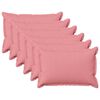 vidaXL Pagalvėlės užvalkalas 6 pcs HOUTEN Rožinė 50 x 75 cm