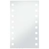 vidaXL Sieninis vonios kambario veidrodis su LED, 60x100cm