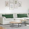 vidaXL Sofa Pagalvės 2 pcs Tamsiai žalia 120 x 40 cm