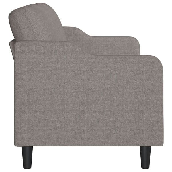 vidaXL Trivietė sofa, taupe spalvos, 180cm, audinys