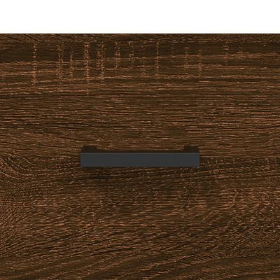 vidaXL Sieninė spintelė, ruda ąžuolo, 60x36,5x35cm, apdirbta mediena