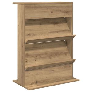 vidaXL Žurnalų stovas Amatininkų ąžuolas 70 x 41 x 96 cm