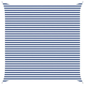vidaXL Saulės burė Mėlyna ir balta 5 x 5 m 100% poliesteris Oksfordas