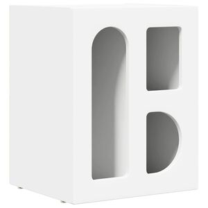 vidaXL Naktinis staliukas Balta 40 x 35 x 50 cm Apdirbta mediena