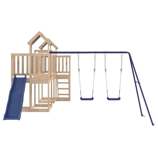 vidaXL Lauko žaidimų aik&scaron;telės komplektas, pu&scaron;ies medienos masyvas