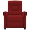 vidaXL Elektrinis masažinis krėslas, raudonojo vyno, dirbtinė oda