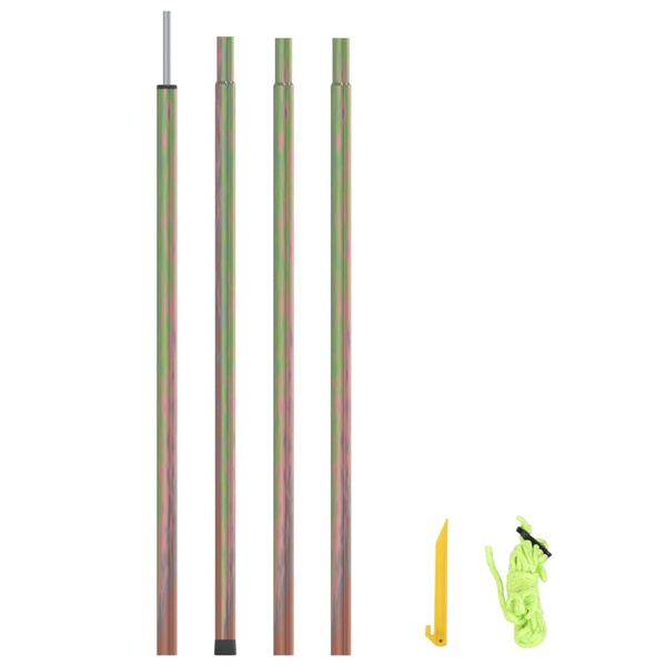 vidaXL Uždangos nuo saulės stulpas, 250cm, galvanizuotas plienas