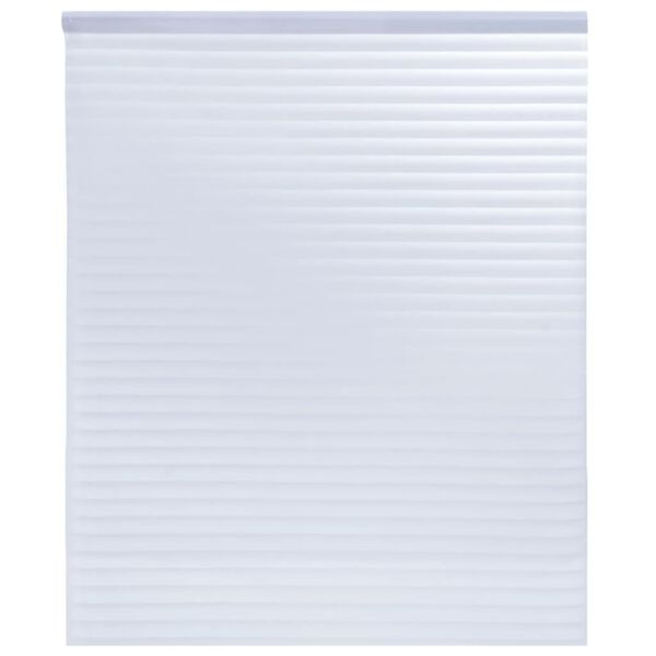 vidaXL Langų plėvelė, 90x500cm, PVC, matinė, dryžuotas ra&scaron;tas