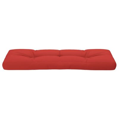 vidaXL Paletės pagalvėlė, raudonos spalvos, 120x40x12cm, audinys