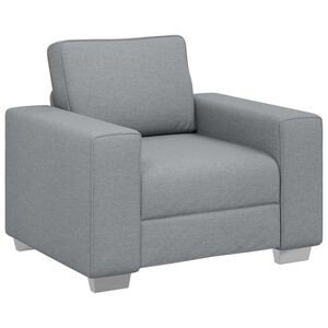 vidaXL Sofa &Scaron;viesiai pilka 100 x 80 x 82 cm audinys