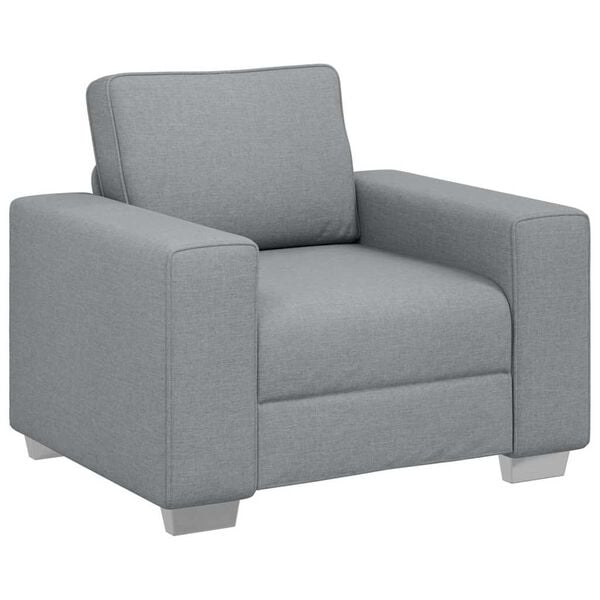 vidaXL Sofa &Scaron;viesiai pilka 100 x 80 x 82 cm audinys