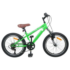 vidaXL Kids Mountain Bike 20 Colių 6-Speed 5-8 metų amžiaus Žalia