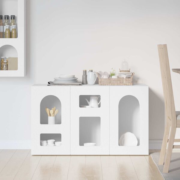 vidaXL Kabalas Balta 100 x 35 x 59 cm Apdirbta mediena