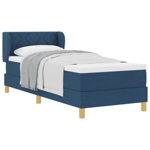 vidaXL Kiemas lova su galvūgalio Mėlyna 80 x 200 cm audinys