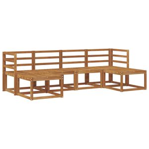 vidaXL Lauko sofos komplektas 6 pcs Natūrali Kietos akacijos mediena