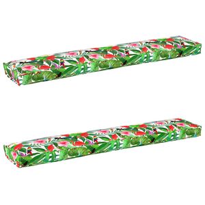 vidaXL Pallet pagalvių rinkinys 2 pcs Tropinė džiunglė 200 x 40 x 8 cm
