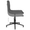 vidaXL Pasukamos valgomojo kėdės, 2vnt., tamsiai pilkos, aksomas