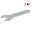 vidaXL Veržliaraktis 12 vnt. Sidabro 13 mm Geležis