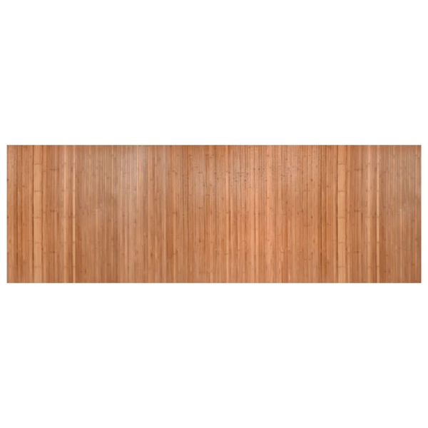 vidaXL Kilimas, natūralios spalvos, 100x300cm, bambukas, stačiakampis