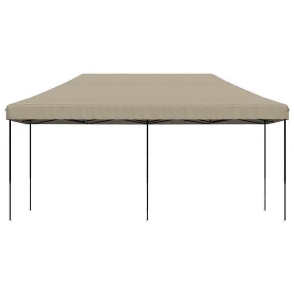 vidaXL &Scaron;ventės palapinė Taupe 292 x 580 x 315 cm Oksfordo audinys