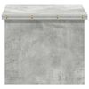 vidaXL Kavos staliukas Betono pilka 55 x 54,5 x 45 cm Apdirbta mediena
