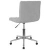vidaXL Pasukamos valgomojo kėdės, 2vnt., &scaron;viesiai pilkos, aksomas