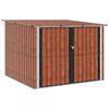 vidaXL Dviračių Sandėlis 3 vnt. Ruda 216 x 207 x 158 cm Metalas