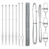 vidaXL Hexagonal Fence with Post 10 x 1,6 m Galvanizuotas plienas