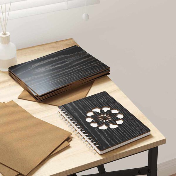 vidaXL Dekoratyvinės Panelės 150 pcs Juodas ąžuolas 21 x 30 x 0,27 cm