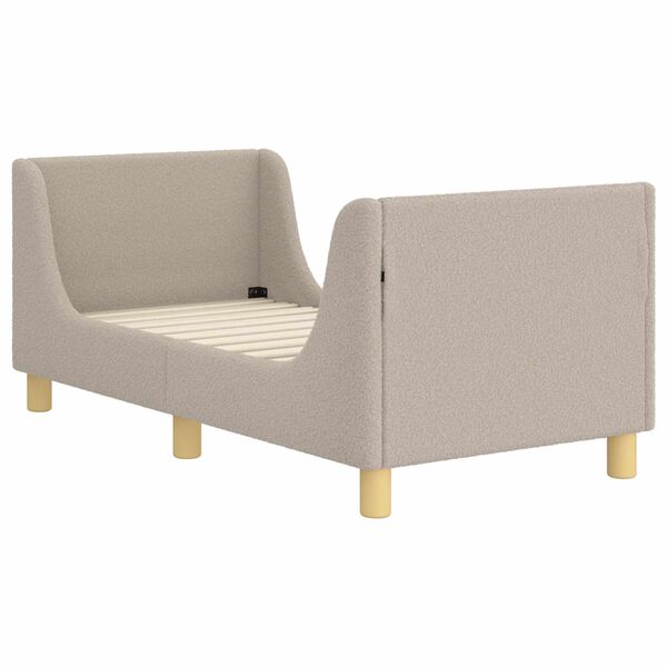 vidaXL Vaiki&scaron;ka Lovo Rėmas su Galvūgaliu &Scaron;viesiai pilka 70 x 140 cm