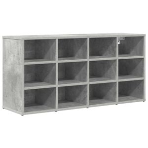 vidaXL Batu skrynia 103 x 30 x 51 cm Apdirbta mediena Betono pilka