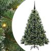 vidaXL Dirbtinė Kalėdų eglutė su 150 LED Žalia 120 cm PE ir PVC
