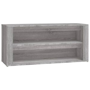 vidaXL Lentyna batams, pilka ąžuolo, 100x35x45cm, apdirbta mediena