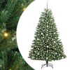 vidaXL Dirbtinė Sulankstoma Kalėdų Eglutė Žalia 180 cm PVC ir metalas